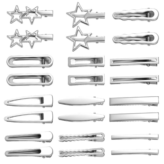SynHHergyx front view of silver clip set showing all styles and packaging benefit