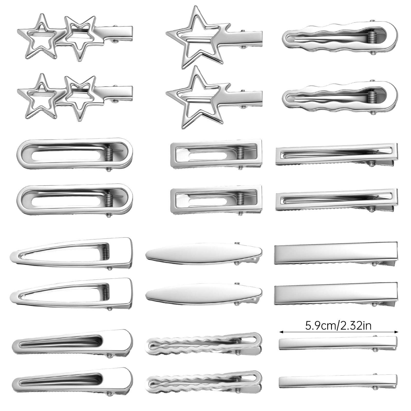 SynHHergyx detailed star-shaped clip emphasizing trendy Y2K look benefit