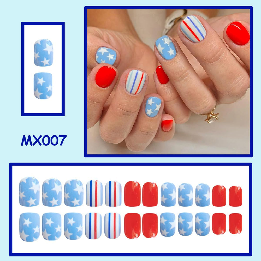 SYPAFG close-up of red white and blue stripes with white star, crisp design detail