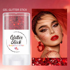 SYPAFG close-up of flat glitter tip showing creamy texture and even coverage