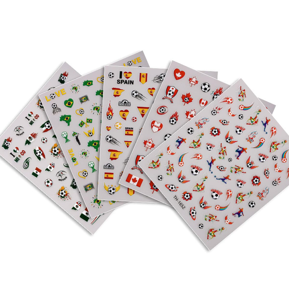 SYPAFG nail scale comparison showing sticker sizes fitting varied nail lengths