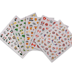 SYPAFG nail scale comparison showing sticker sizes fitting varied nail lengths