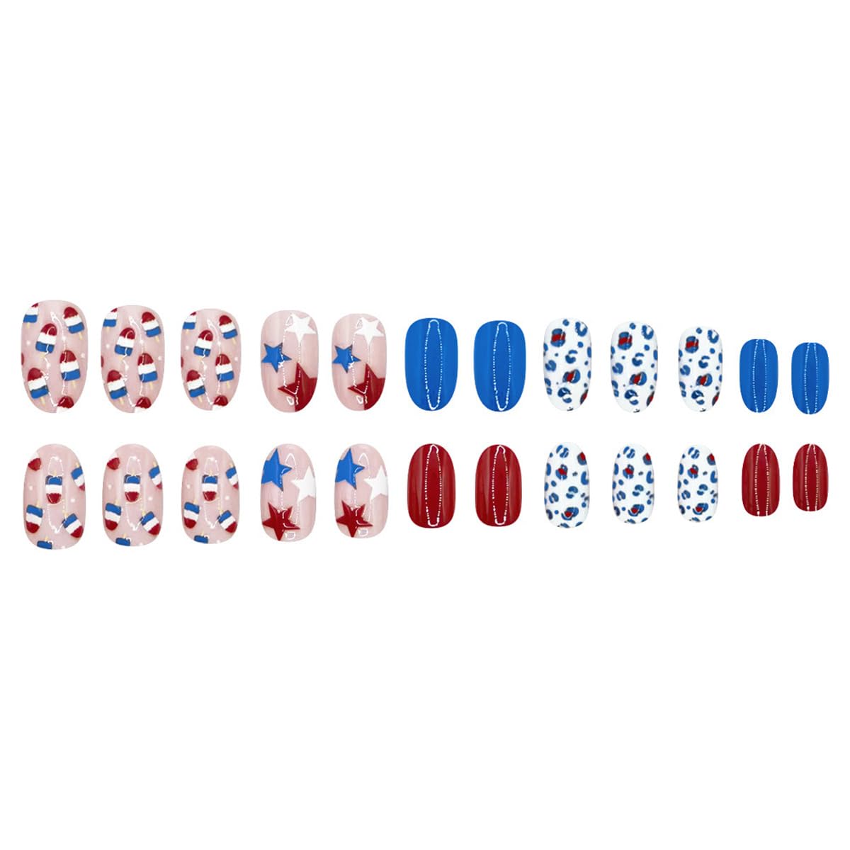 SYPAFG nail size chart next to fingers showing correct sizing guide