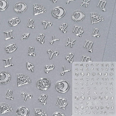 SYPAFG toenail decorated with moon and sun stickers demonstrating versatile nail use