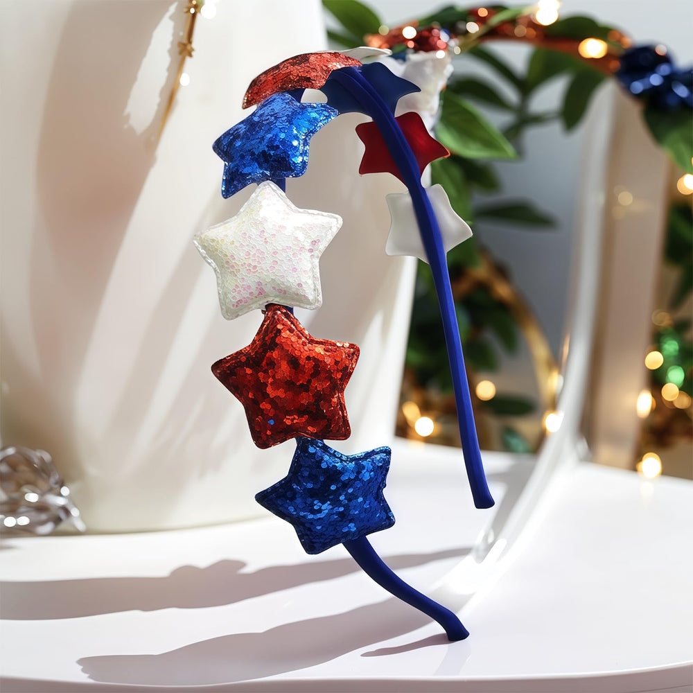 syyoo headband next to hand illustrating size and easy portability