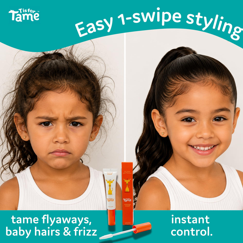 T is for Tame brush tip closeup showing applicator for precise smoothing