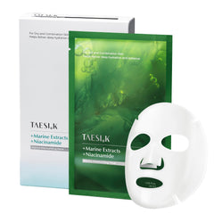 TAESI.K front packaging showing mask box and branding for easy identification and quick purchase