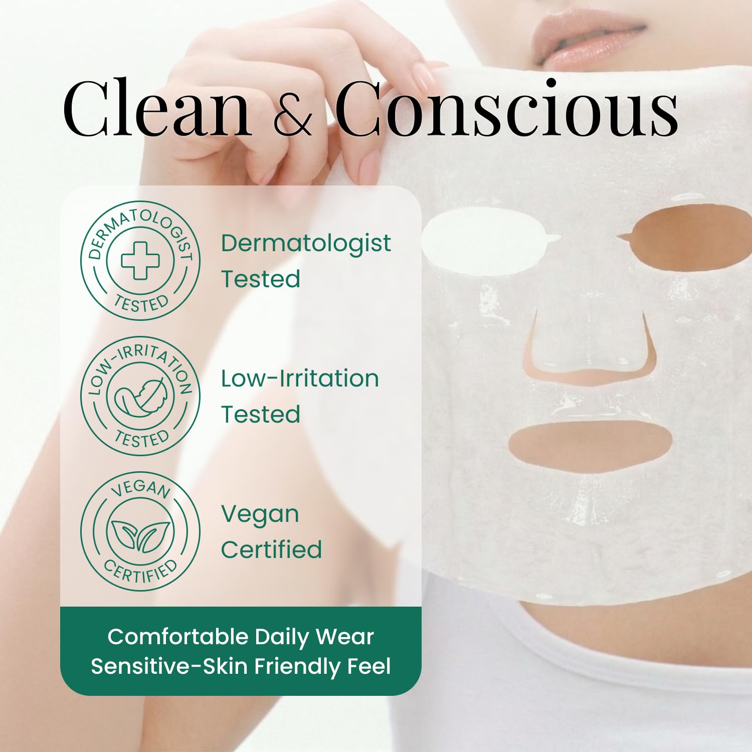 TAESI.K ingredients label showing marine complex and key actives for soothing hydration