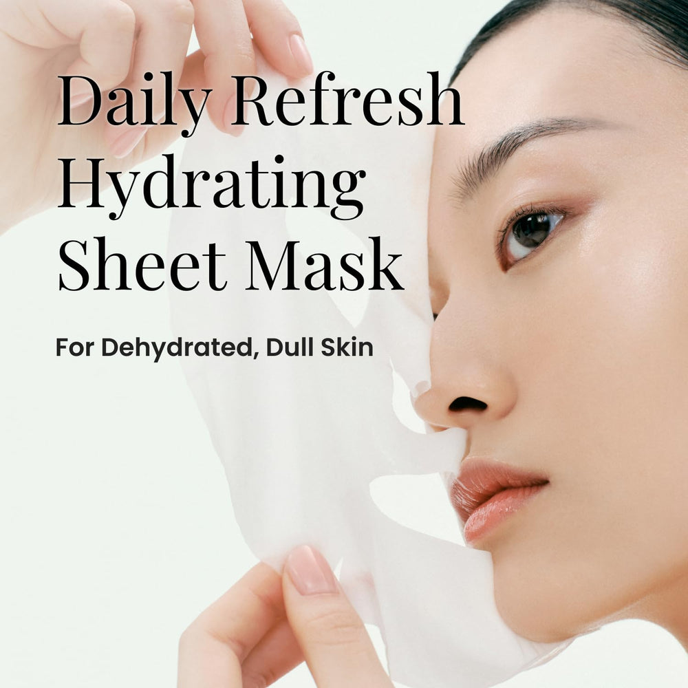 TAESI.K open mask soaked in essence demonstrating hydration delivery and concentrated serum