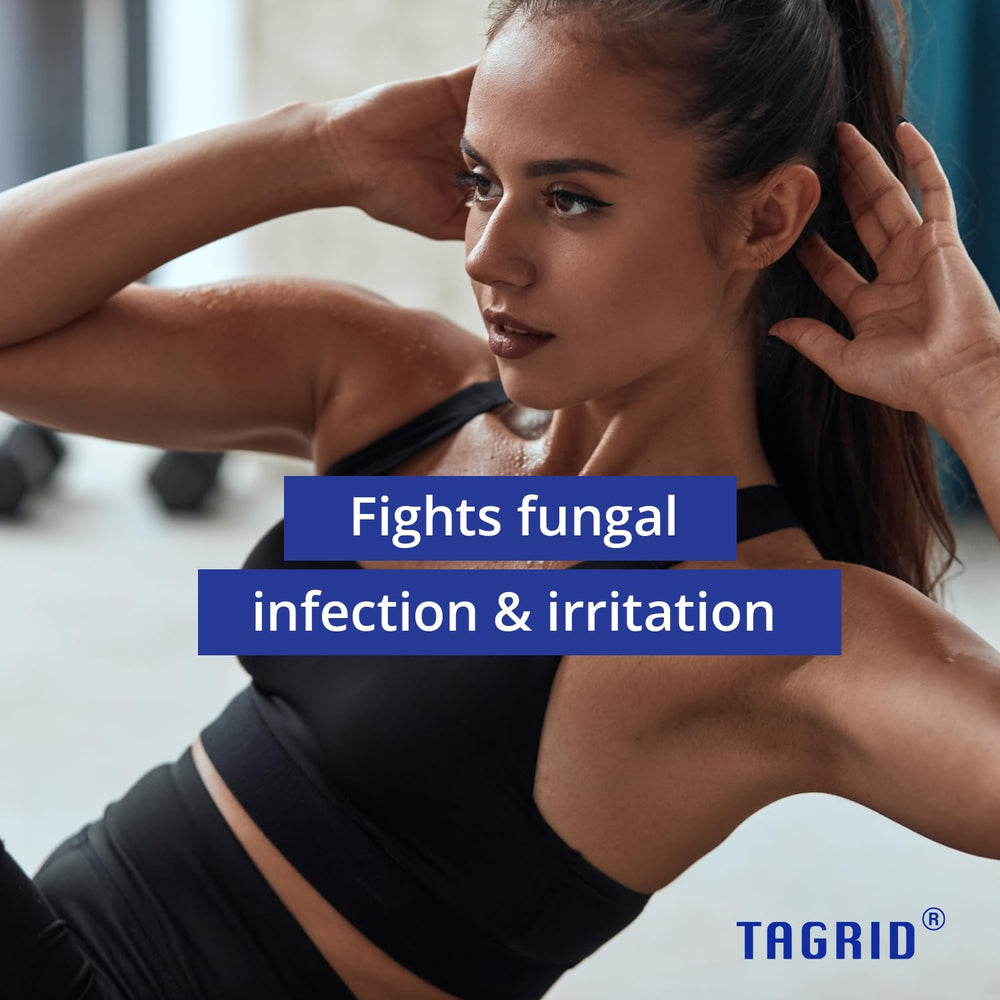 TAGRID creating rich lather under shower for efficient post-workout cleanse