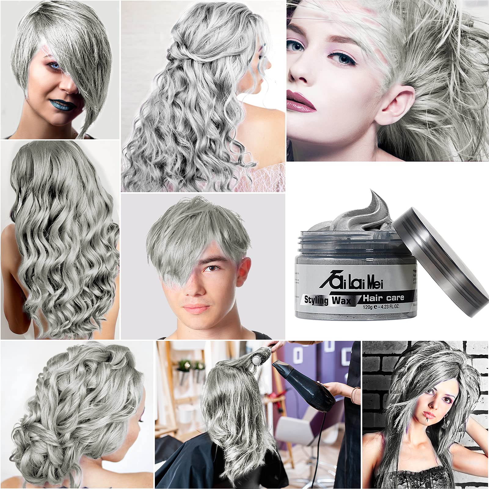 TailaiMei close-up on strand showing pigment clarity and styling precision