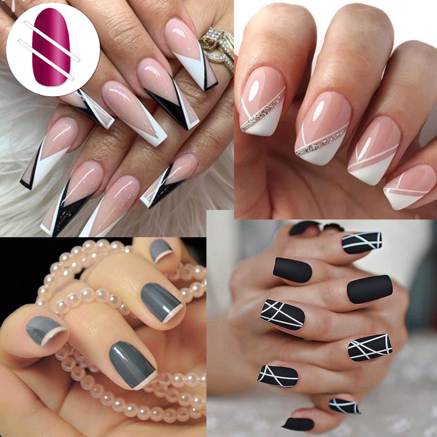 TailaiMei stickers used on toe nail showing pedicure compatibility