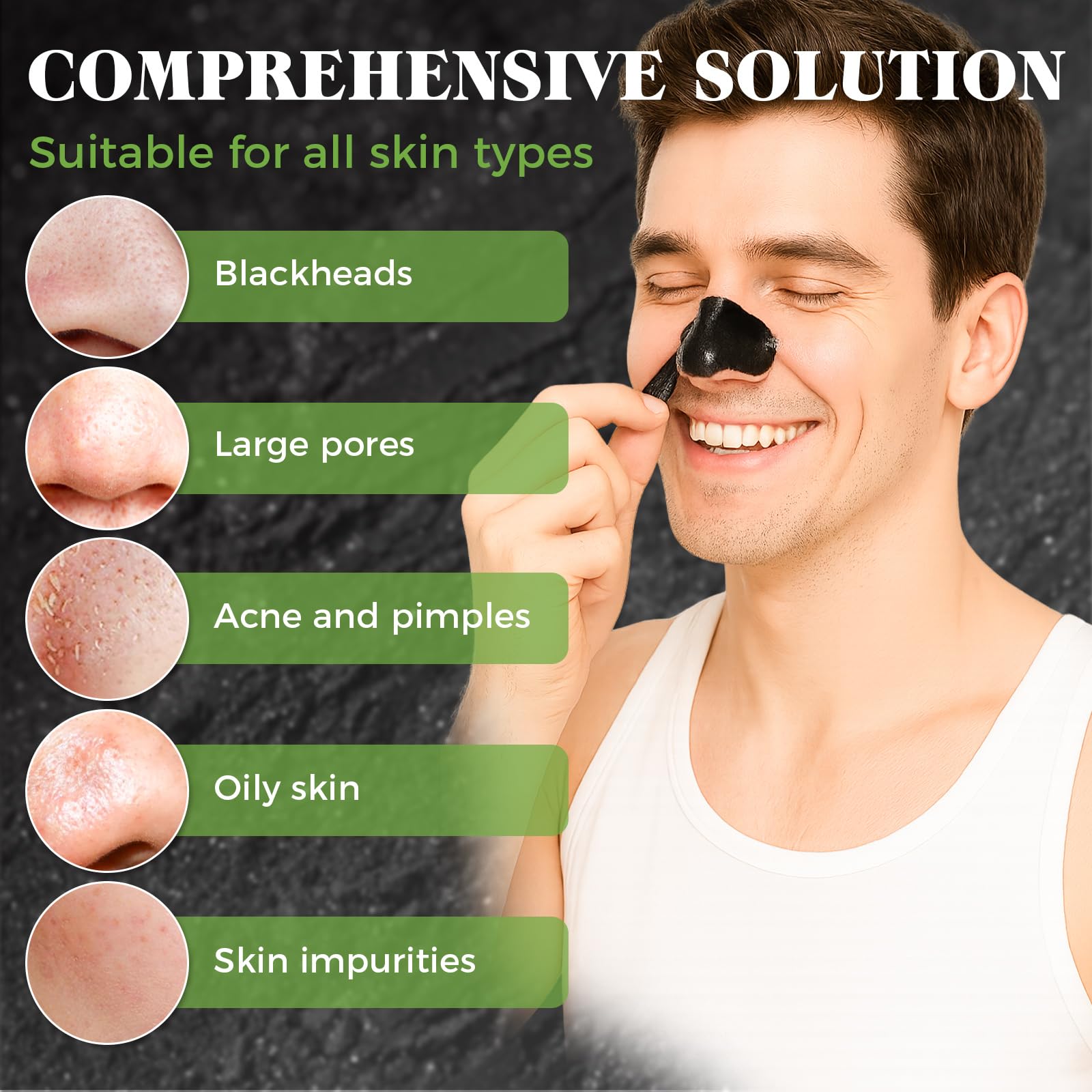 Tailgenci peeled charcoal film removed demonstrating impurity lift
