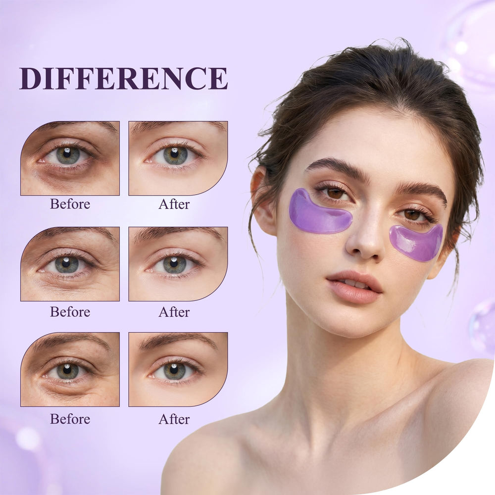 Taimand under eye patch applied demonstrating comfortable fit