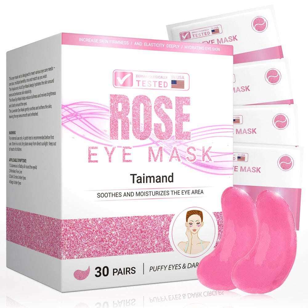taimand rose front packaging showing 30 pairs and benefits