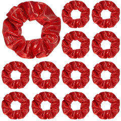 Taiyin front packaging displaying 24 red metallic scrunchies for convenient gifting