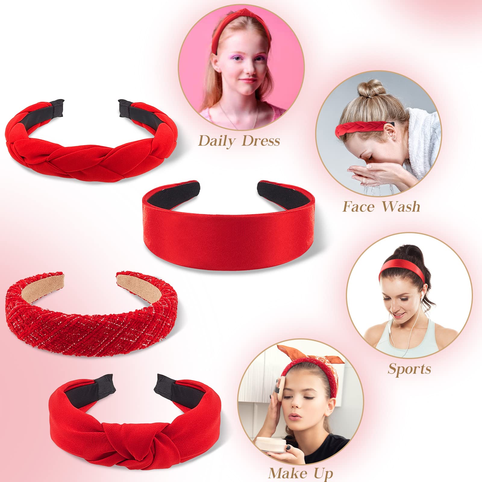 Taiyin headbands in bridal setting adding coordinated elegant accent