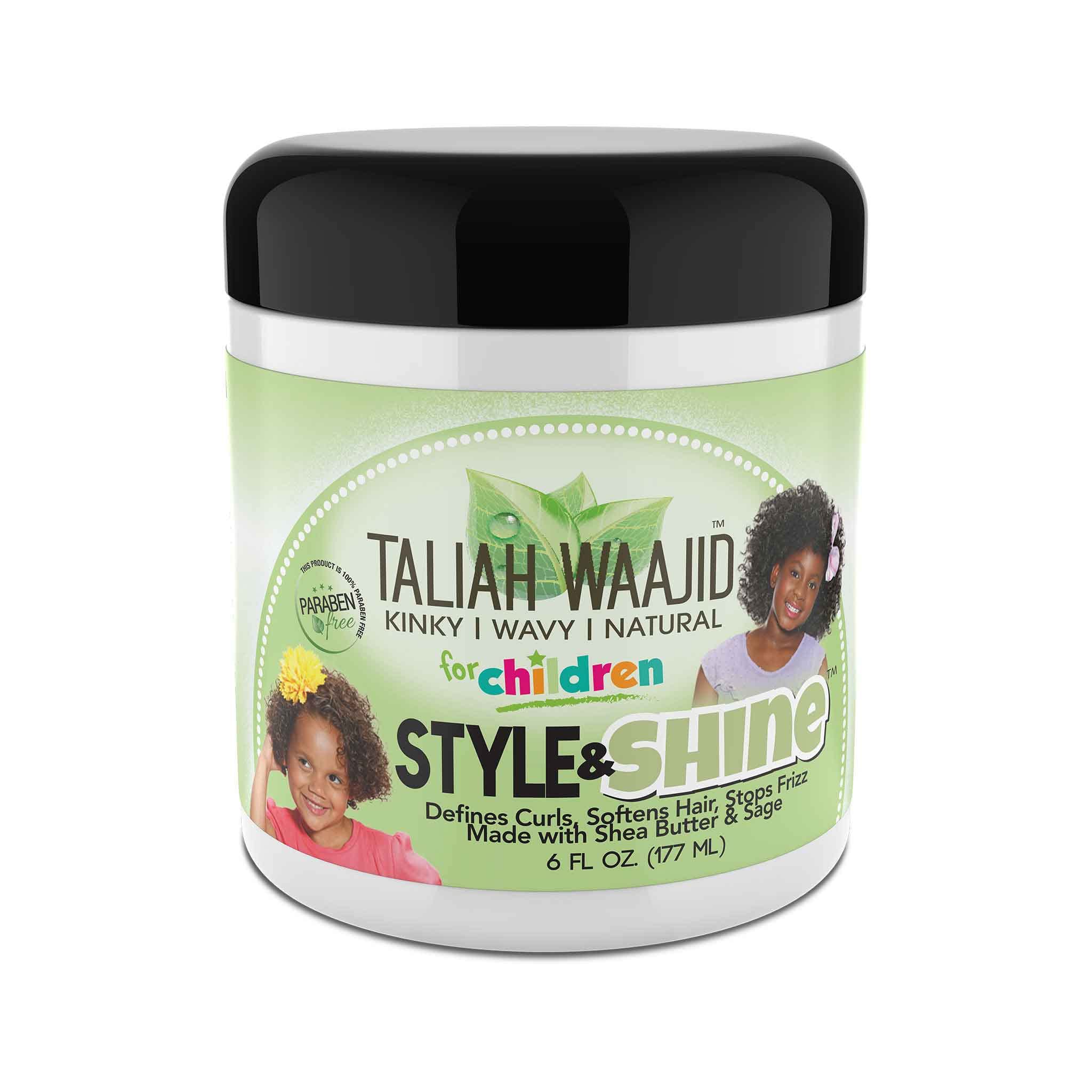Taliah Waajid Black Earth cream on natural curls improving manageability