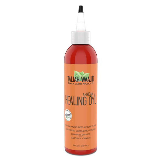 Taliah Waajid Black Earth front bottle showing label and 8oz size for quick identification and trust