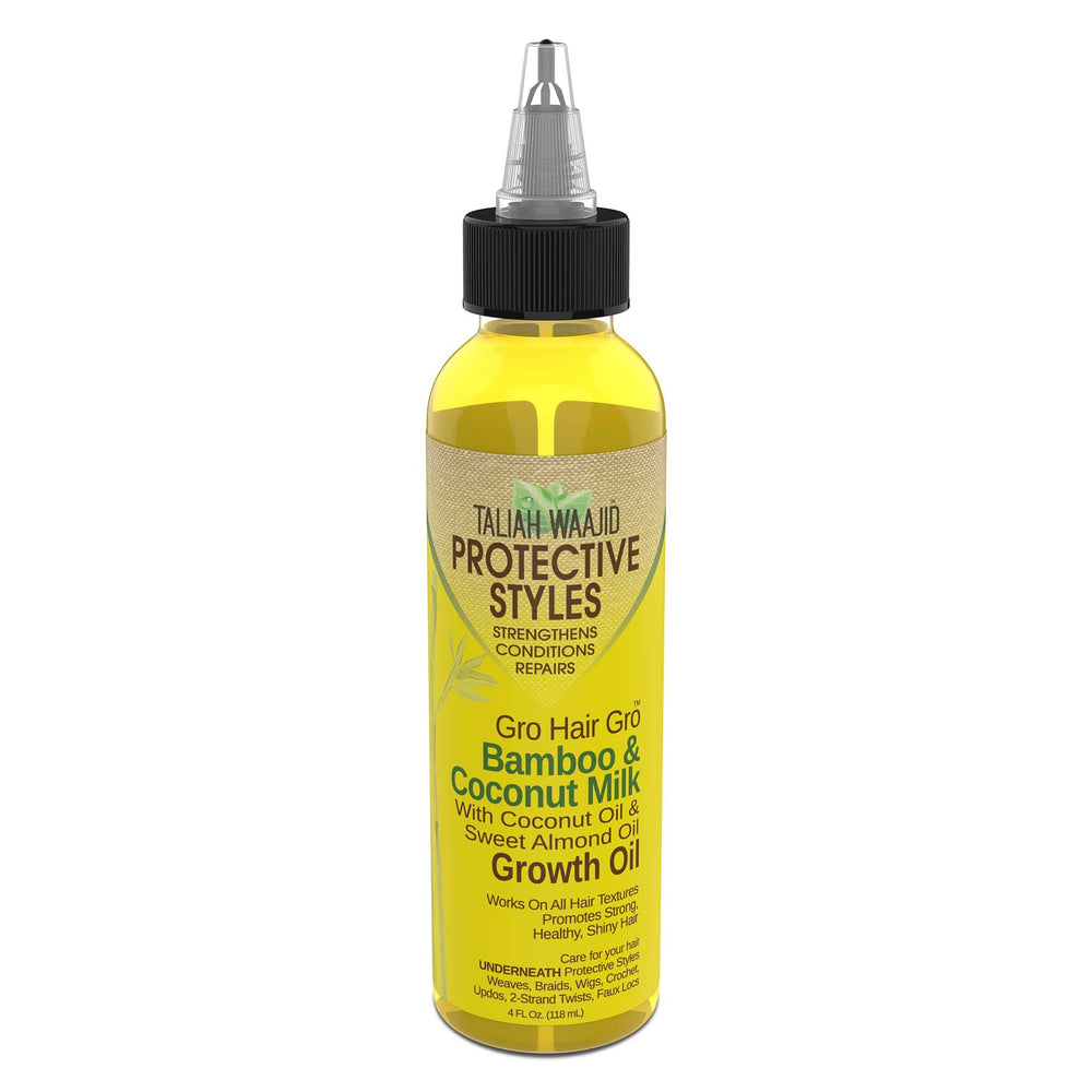 Taliah Waajid oil close-up pour demonstrating lightweight texture and rapid absorption benefit