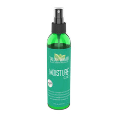 Taliah Waajid Moisture Clenz liquid texture poured to show lightweight formula benefit