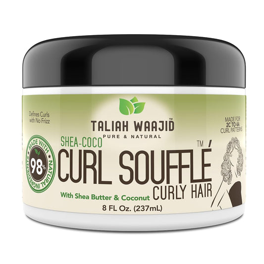 Taliah Waajid Shea Coco jar front view showing label and easy scooping benefit