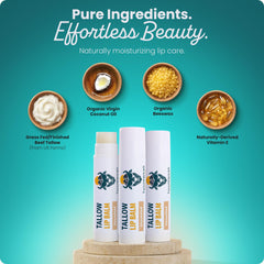 Tallowbourn coconut oil ingredient shot emphasizing conditioning and softening benefit
