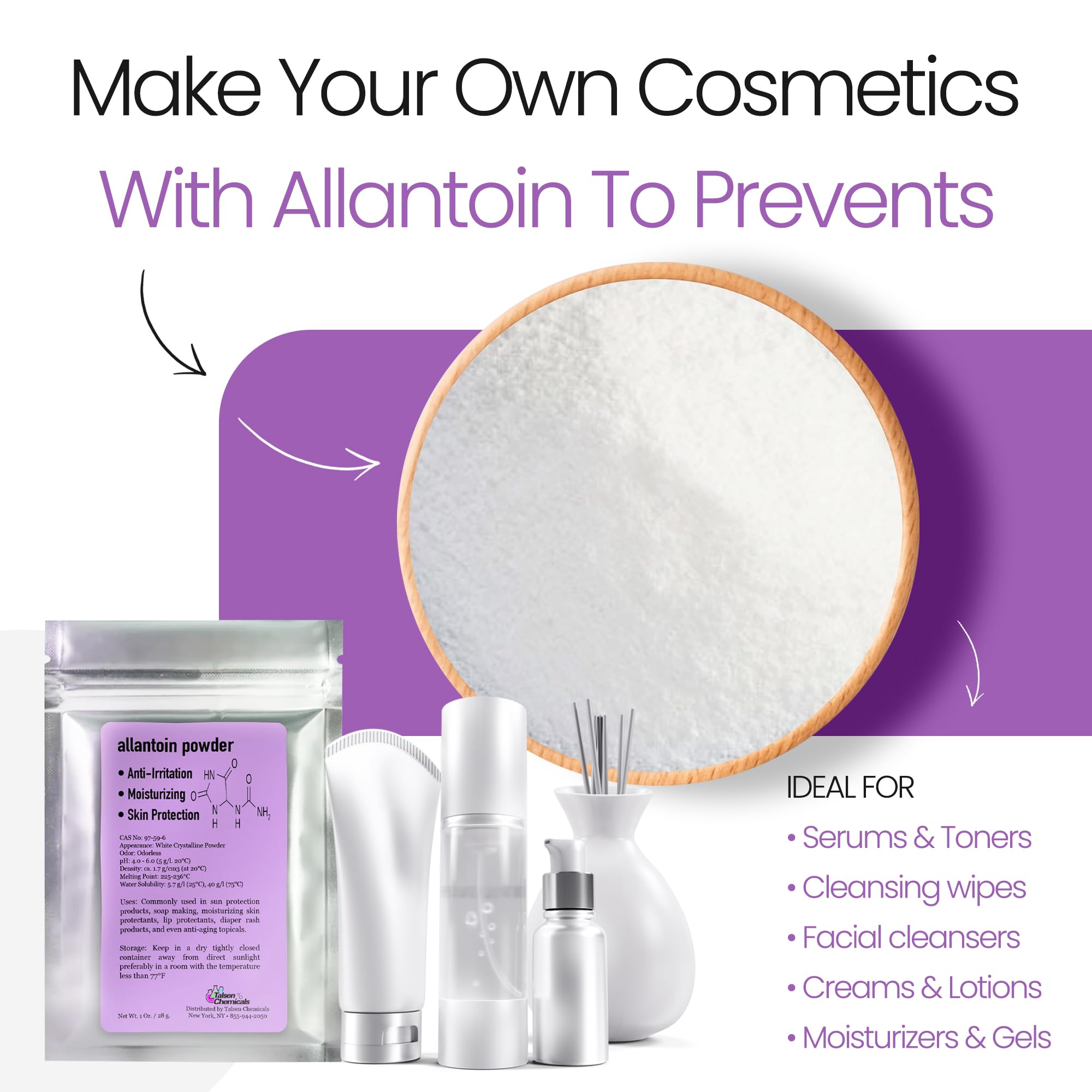 Talsen Chemicals blended into cream demonstrating improved texture and moisturization benefit