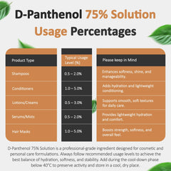 Talsen Chemicals D-Panthenol applied to hair strand for softness and manageability