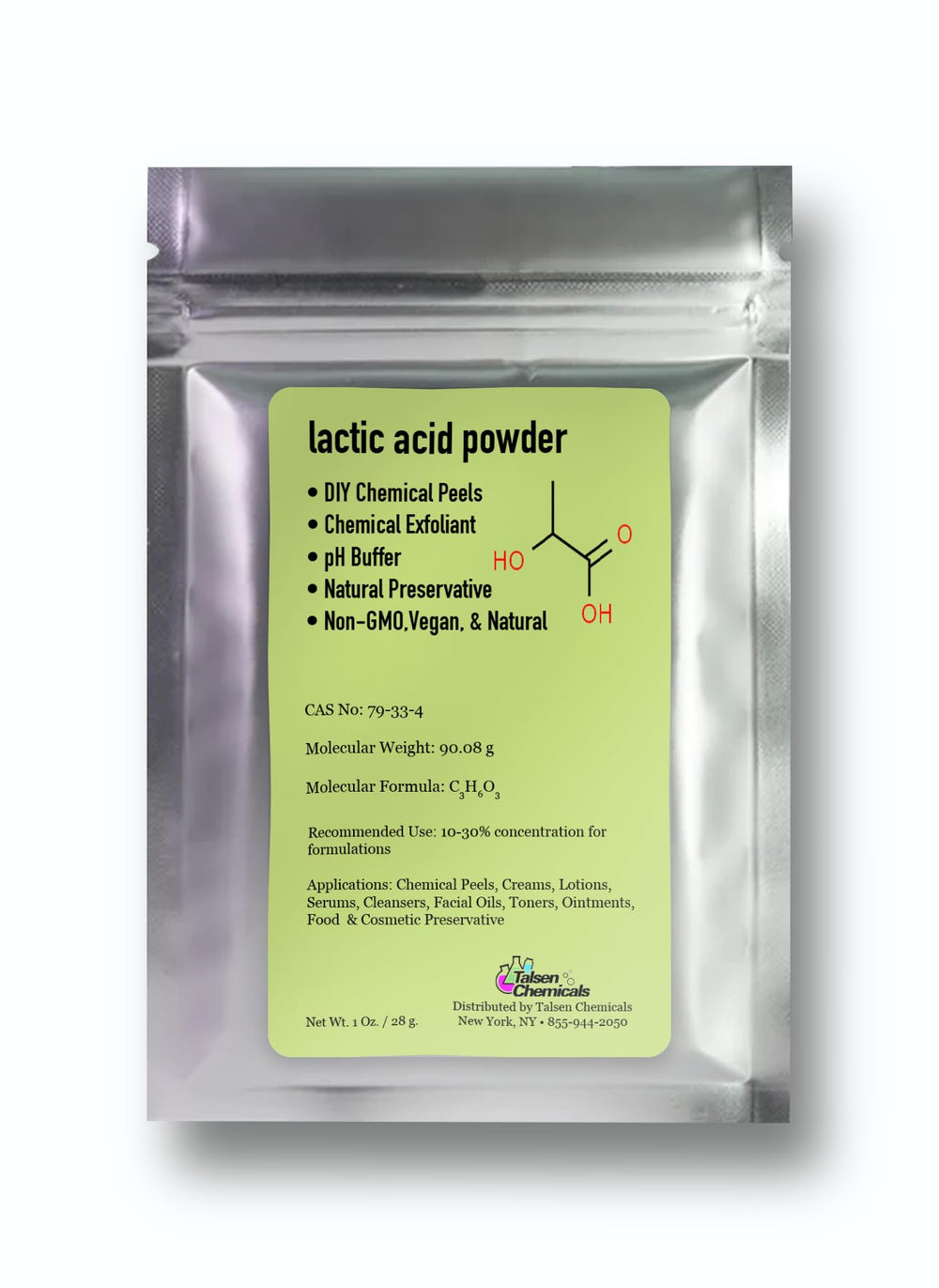 Talsen Chemicals front packaging showing product and clear benefits