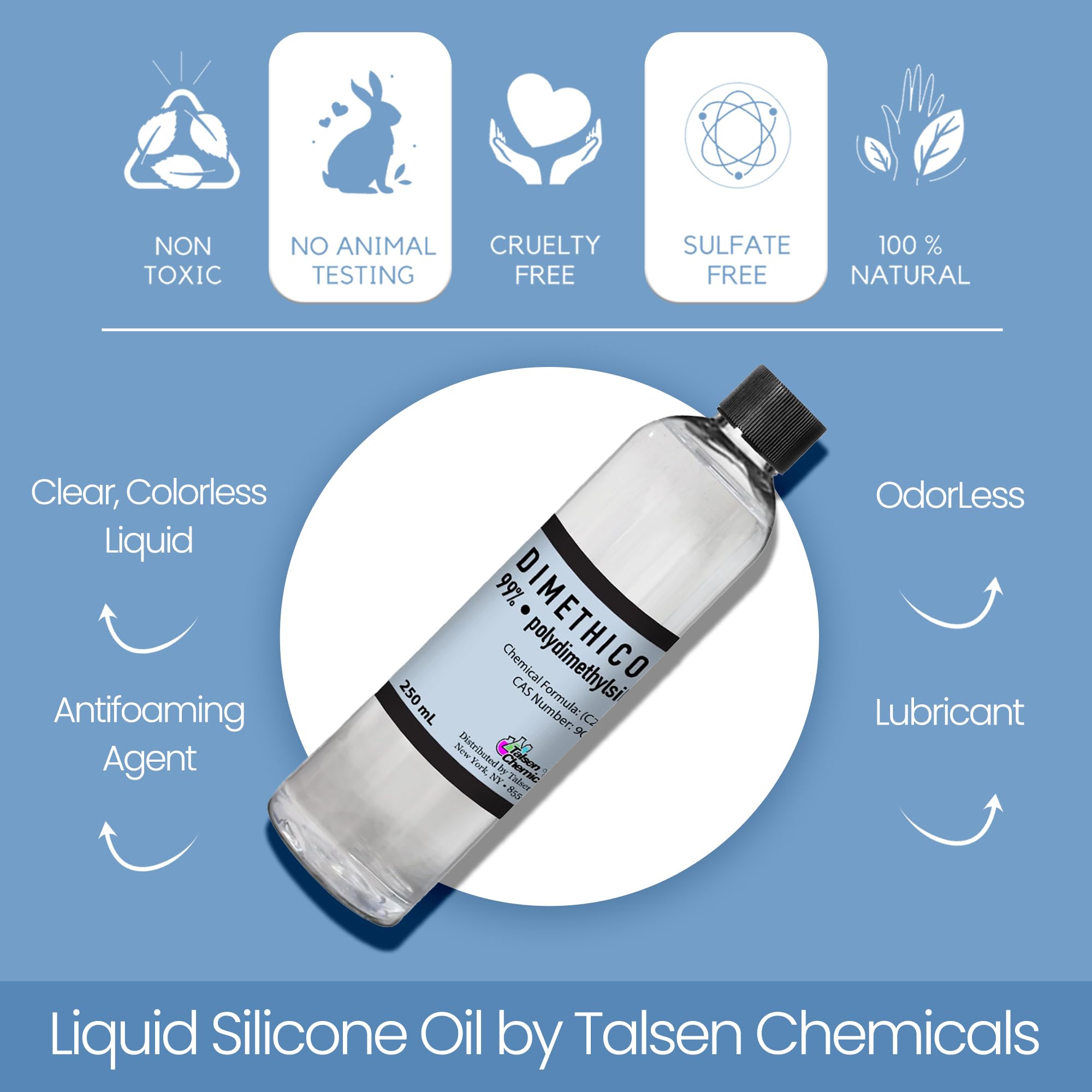 Talsen Chemicals bottle on bathroom shelf showing everyday use convenience benefit