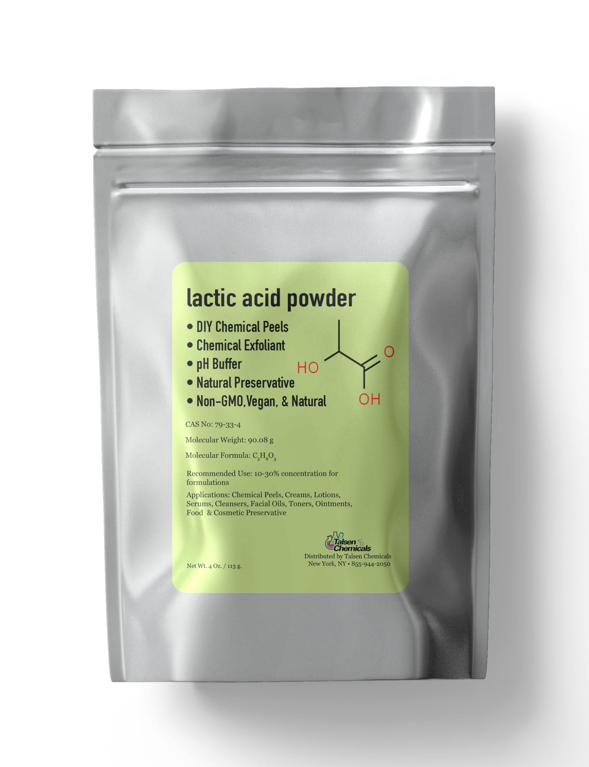 Talsen Chemicals front packaging showing product and weight, clear identification and benefit