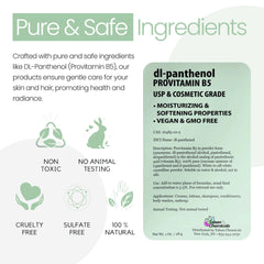 Talsen Chemicals powder beside a scale illustrating 1 ounce portion control benefit