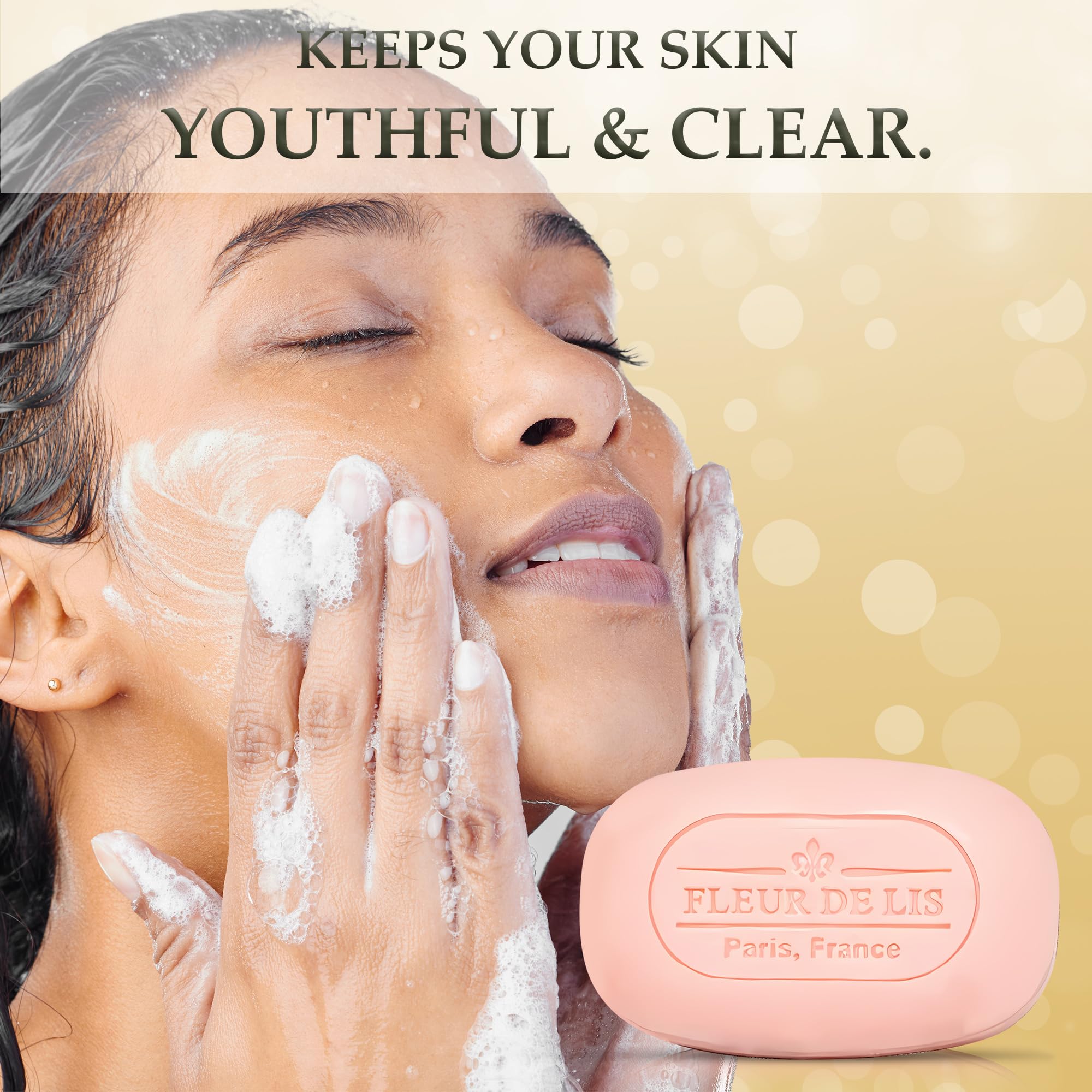 Tamarind soap nectar in hand to show true size and easy use benefit