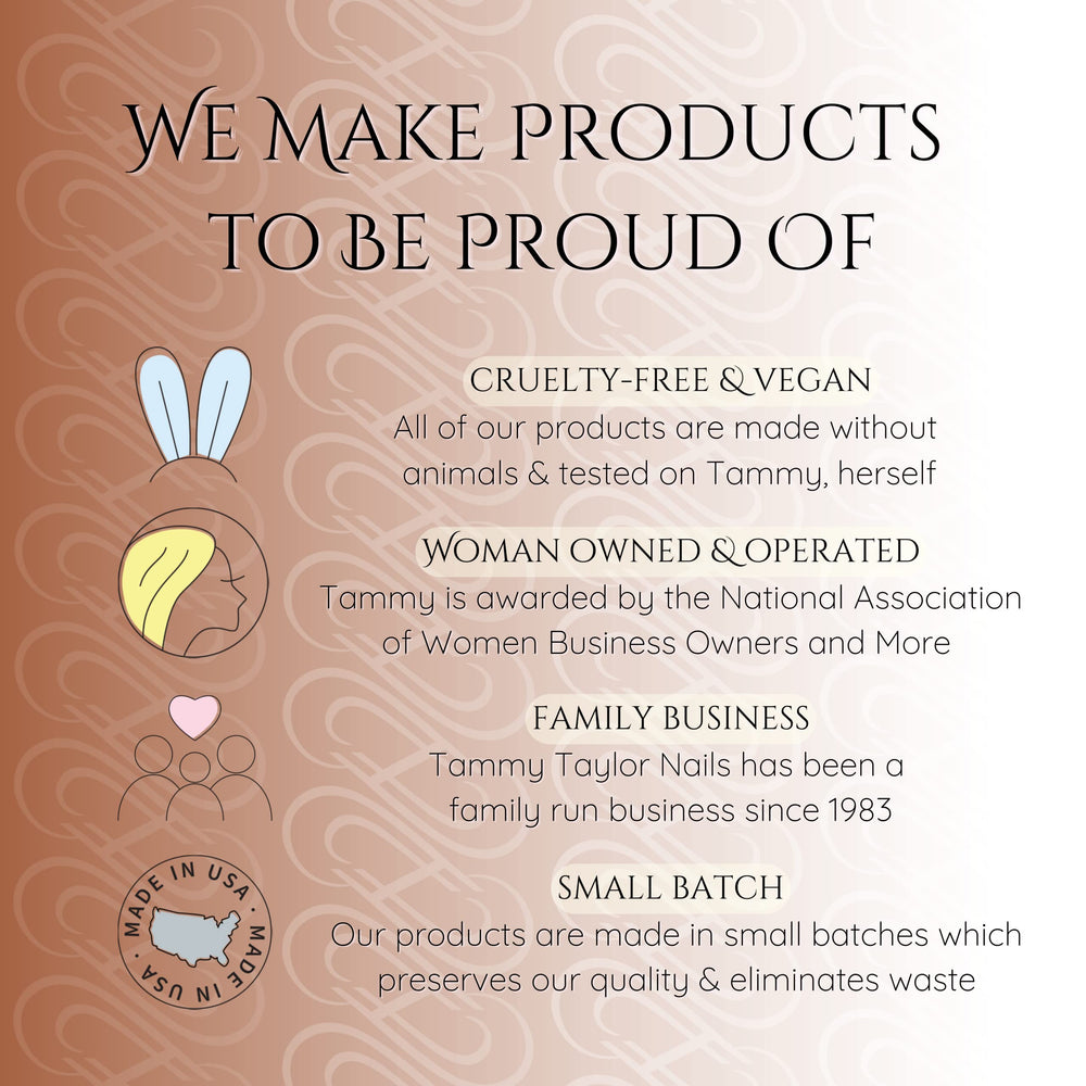 Tammy Taylor being applied to acrylic nails offering fast-dry convenience