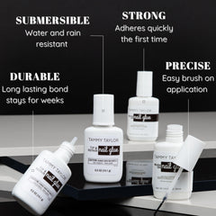 Tammy Taylor brush applicator close-up for precise gel application benefit