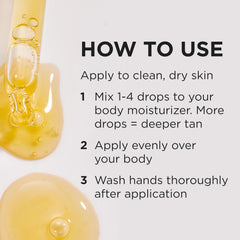 TAN-LUXE product label detail showing key ingredients for informed skincare choices