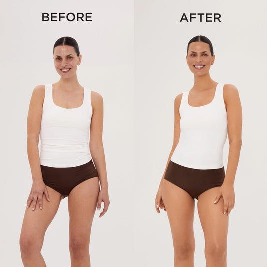 TAN-LUXE dropper releasing self-tan drop for precise application benefit