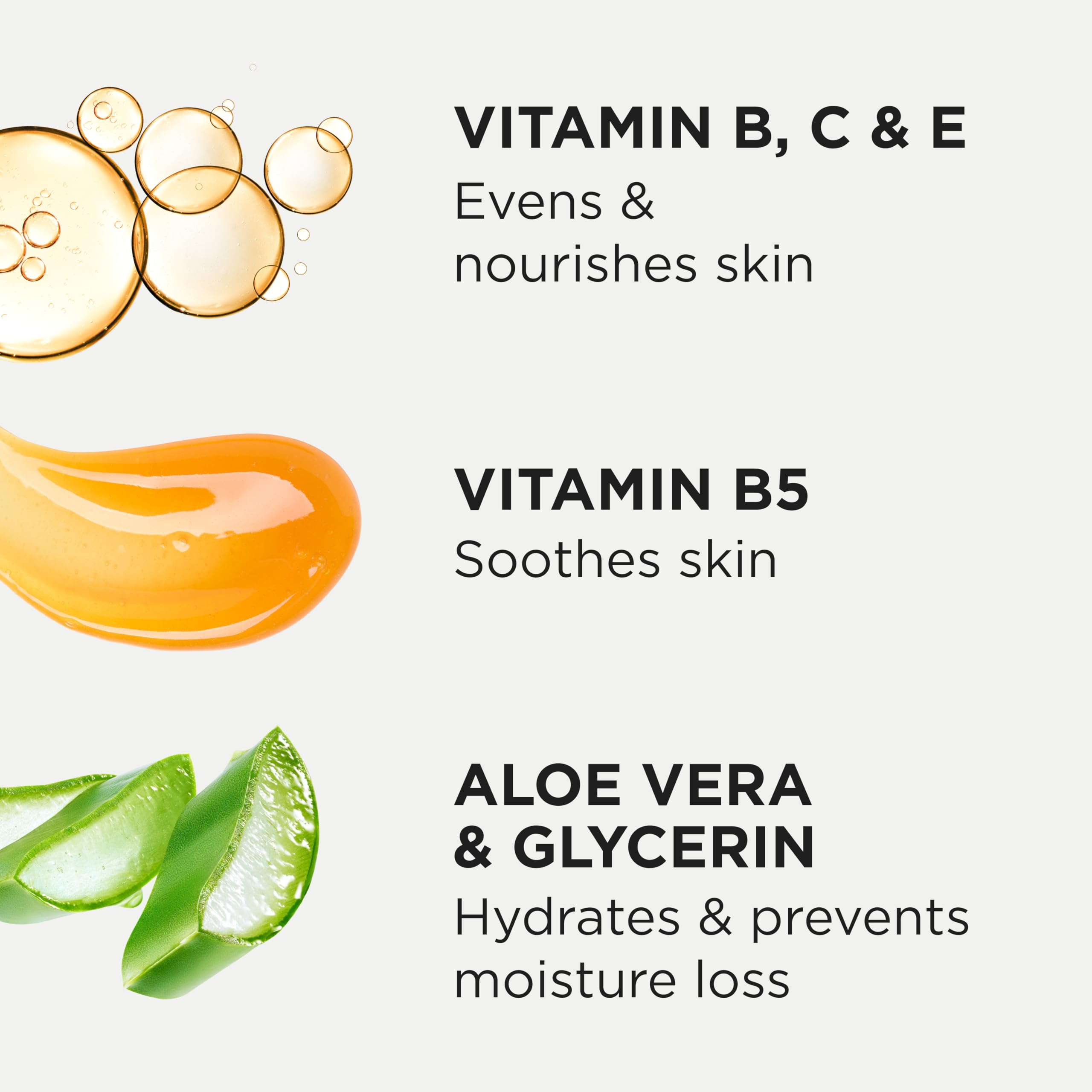 TAN-LUXE label ingredient list highlighting vitamins and hydrating benefits