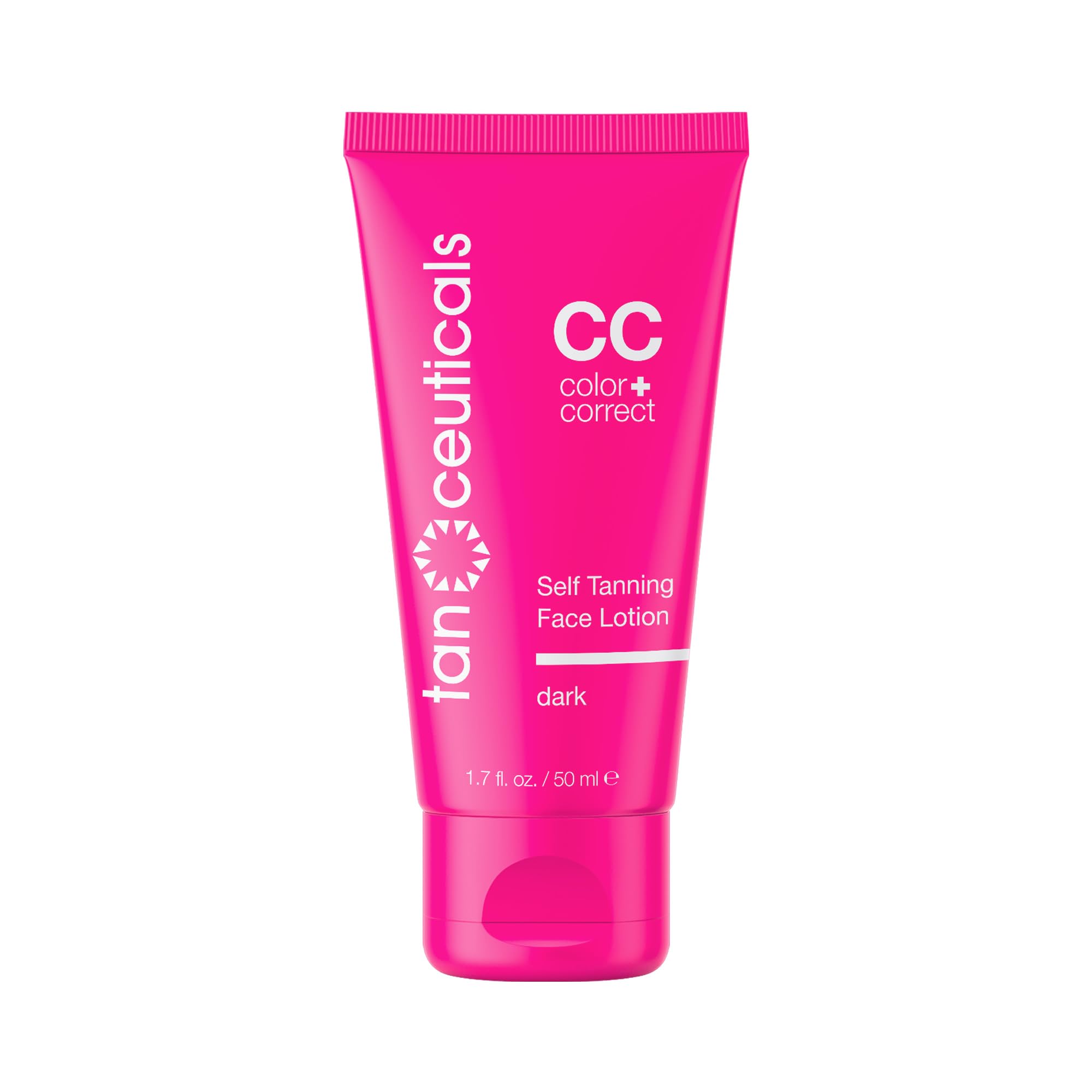 Tanceuticals front packaging showing product and benefits for a travel-friendly tan