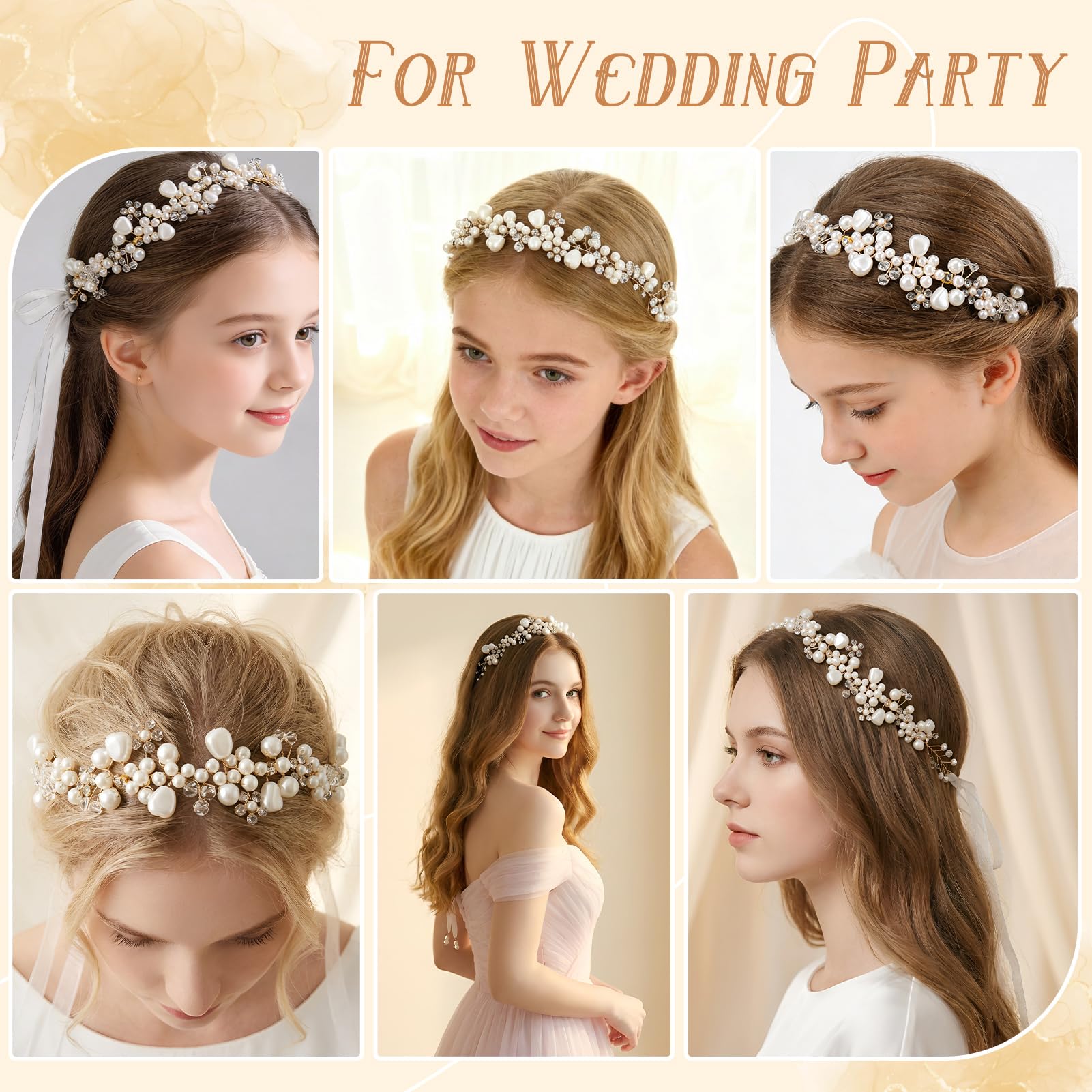 Tanfeine headpiece in wedding scene illustrating elegant enhancement for ceremony photos