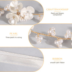 Tanfeine ribbon detail showing long ties for secure styling options