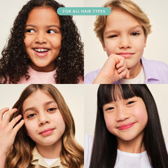 TANGLE TEEZER used on child while brushing for gentler detangling benefit