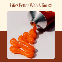Tanning Club being applied to forearm demonstrating smooth spread and hydration benefit