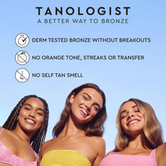 Tanologist close-up of face mitt texture highlighting soft velvet surface for precise blending