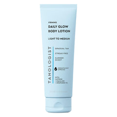 Tanologist front tube showing product branding and clear benefits
