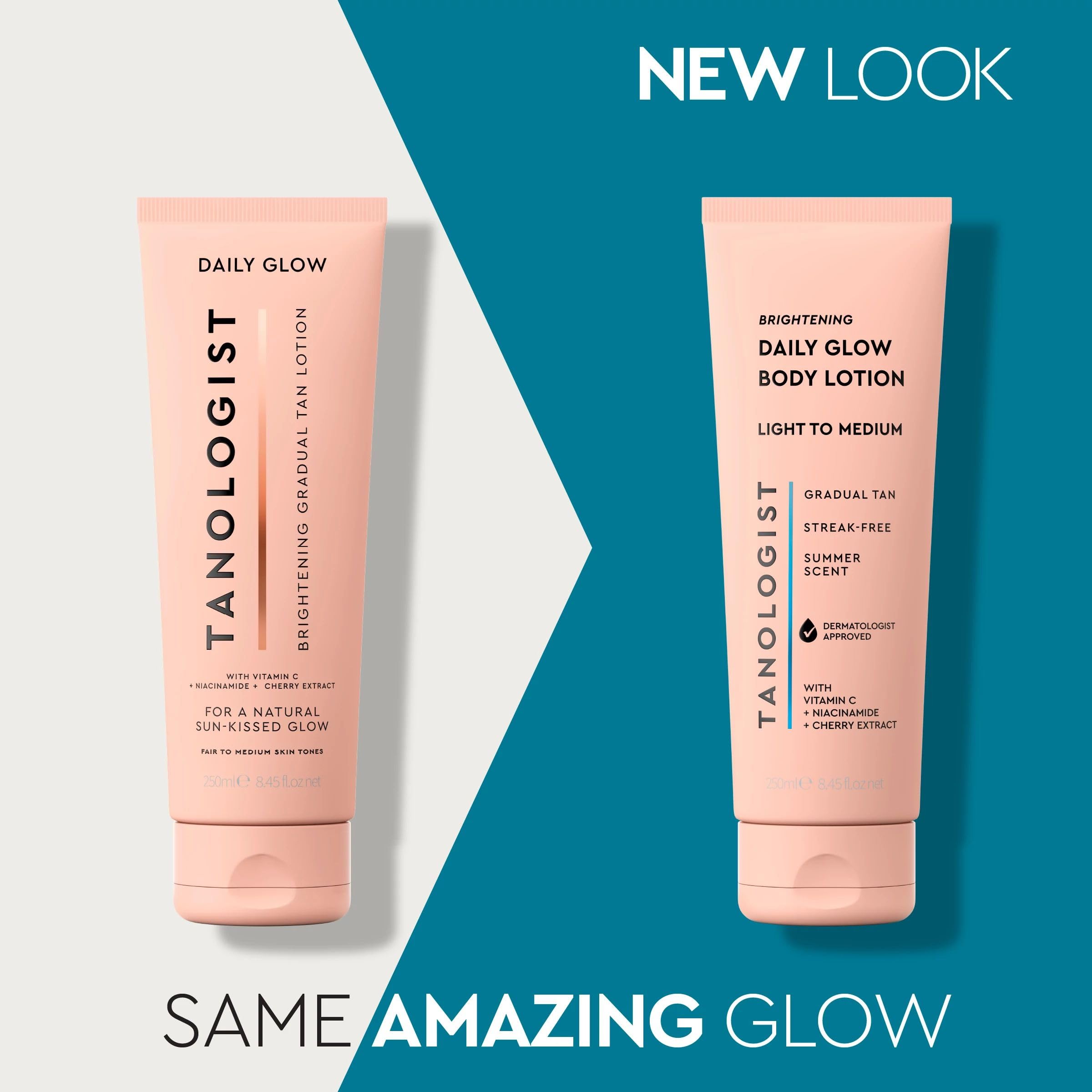 Tanologist lotion texture close-up showing lightweight, fast-absorbing benefit