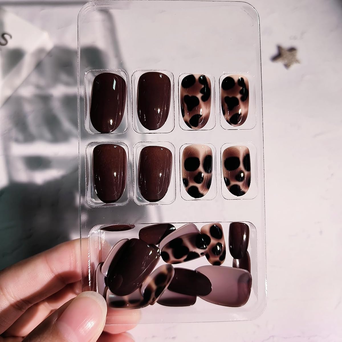 TANYOOTO adhesive stickers, file and stick for quick application