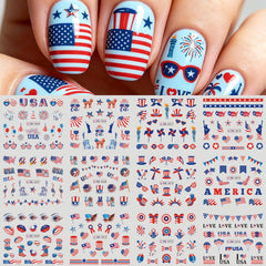TANYOOTO close-up of fireworks and stars graphics highlighting crisp detail for salon-style nails