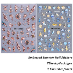 TANYOOTO two full sticker sheets laid flat displaying pattern variety